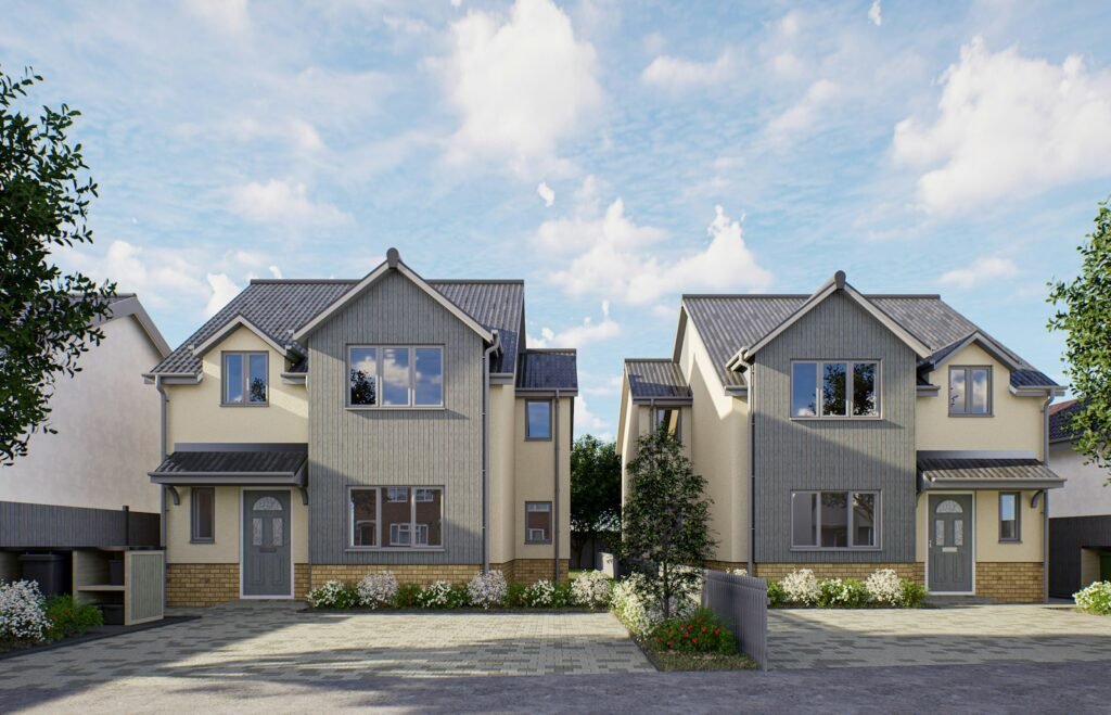 Two storey UK house with large windows, stamp duty calculator guide