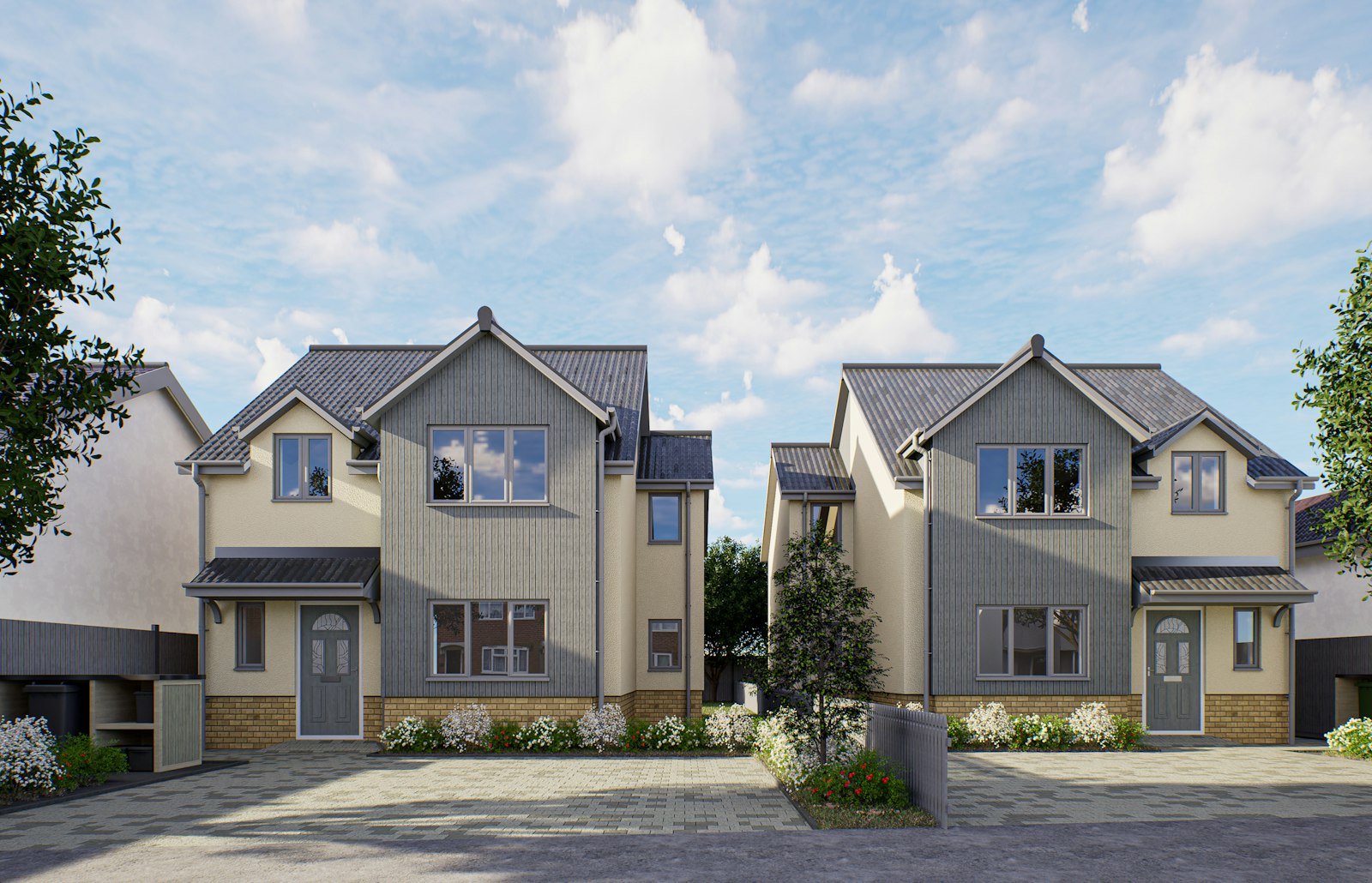 Two storey UK house with large windows, stamp duty calculator guide